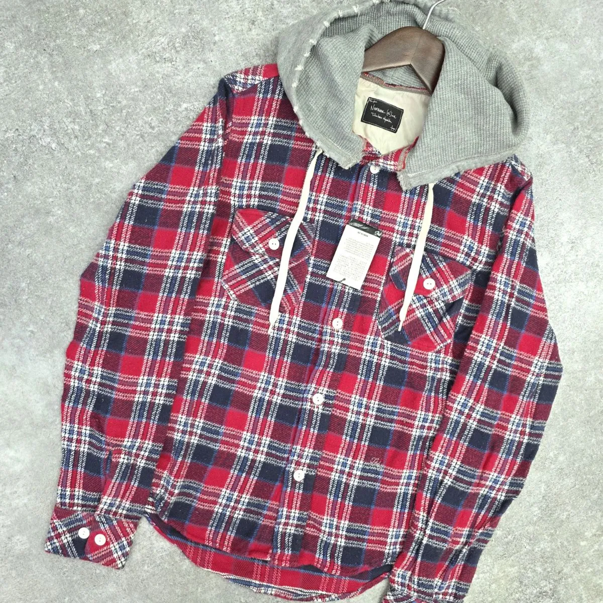 05AW Number Nine THS期 フードドッキングネルシャツ 宮下期 05AW Number Nine THS期 フードドッキングネルシャツ 宮下期 2025年