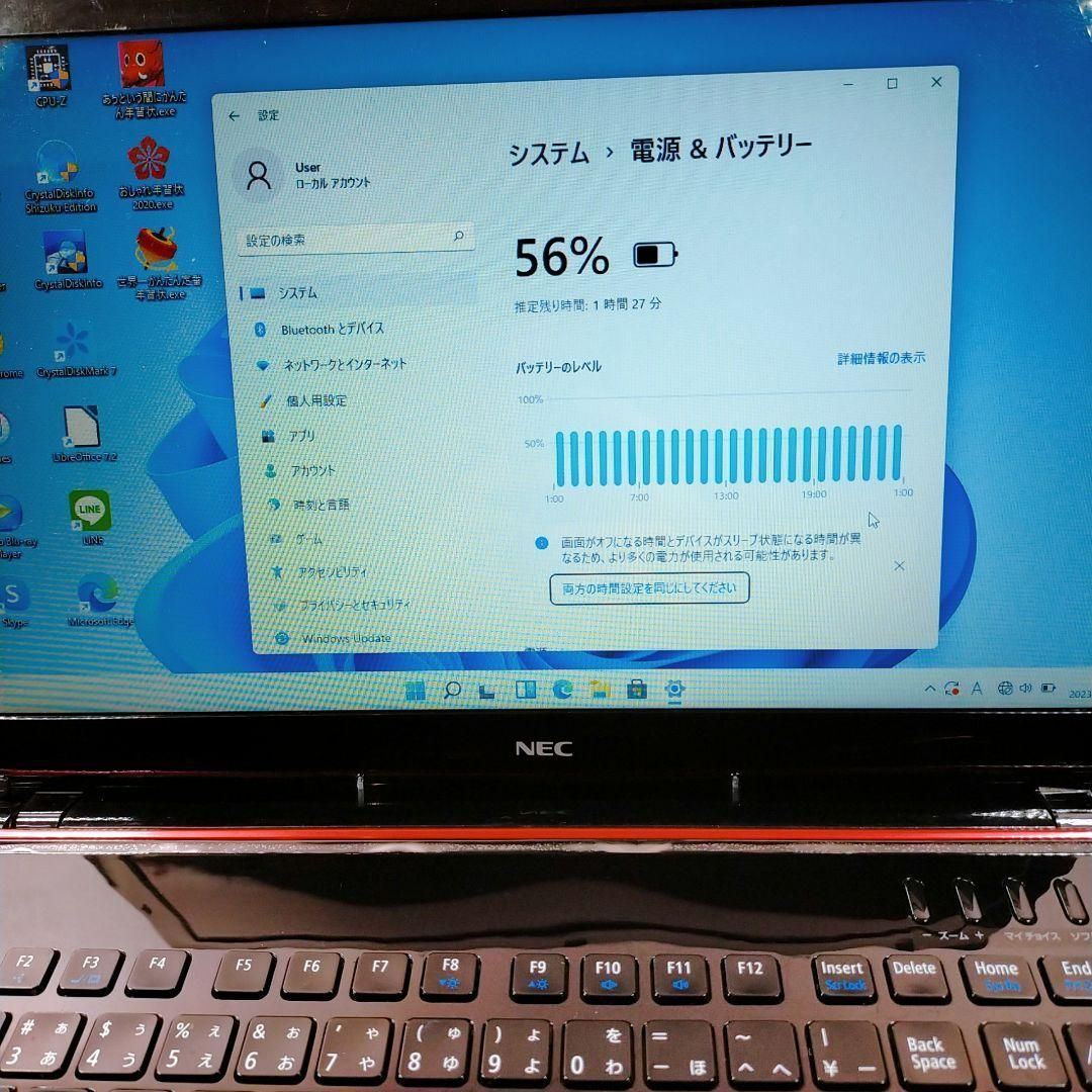 Rezen3SSDノートパソコンWindows11カメラ付き簡単すぐ使える