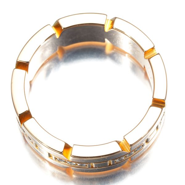 カルティエ リング ダイヤ ダイヤモンド タンクフランセーズ SM 51号  