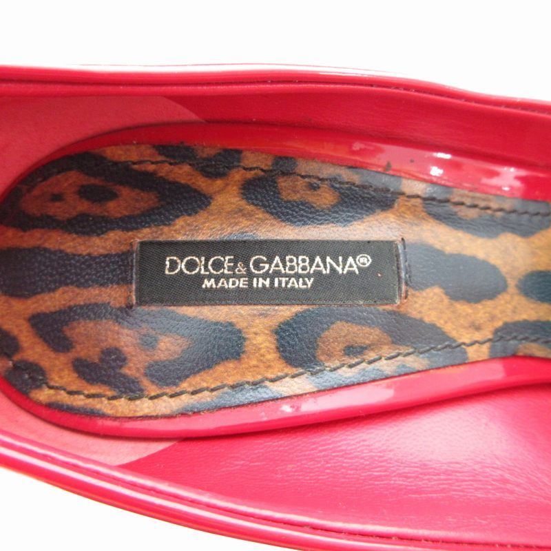 DOLCE＆GABBANA　ドルチェ＆ガッバーナ　パンプス　ビジュー　35　赤 DOLCE＆GABBANA ドルチェ＆ガッバーナ パンプス ビジュー 35 赤