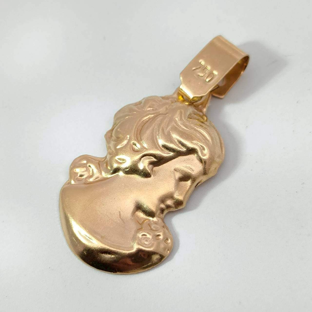 18金 K18 男女兼用 女神 ネックレストップ 1ｇ D318