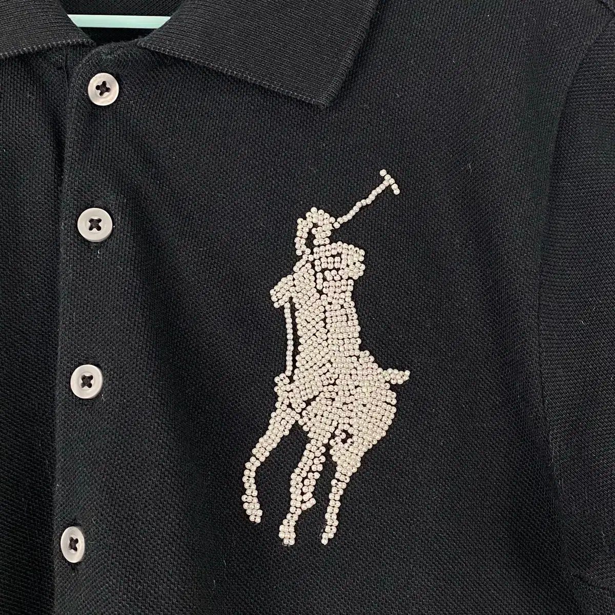 ポロ ビックポニー ビーズ Tシャツ スキニーフィット