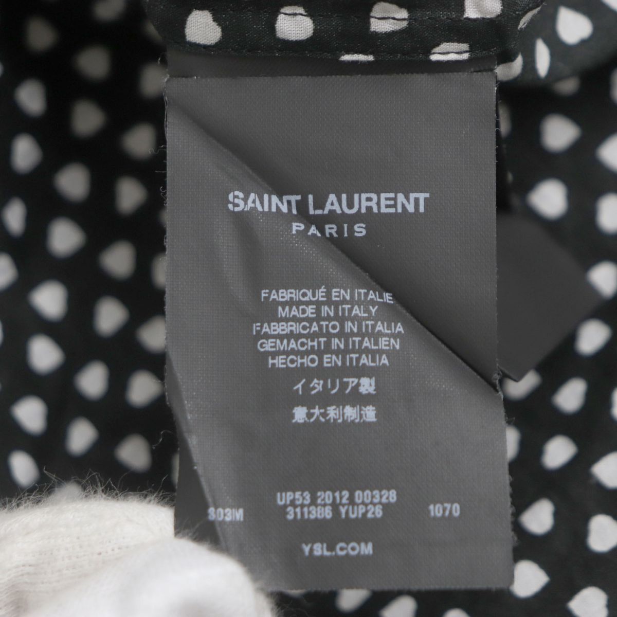 極美品▽2012年製 SAINT LAURENT PARIS サンローランパリ 311386 