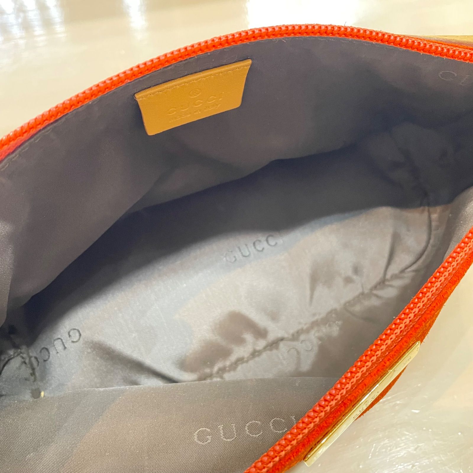GUCCI グッチ GGキャンバス アクセサリーポーチ ハンドバッグ ポーチ