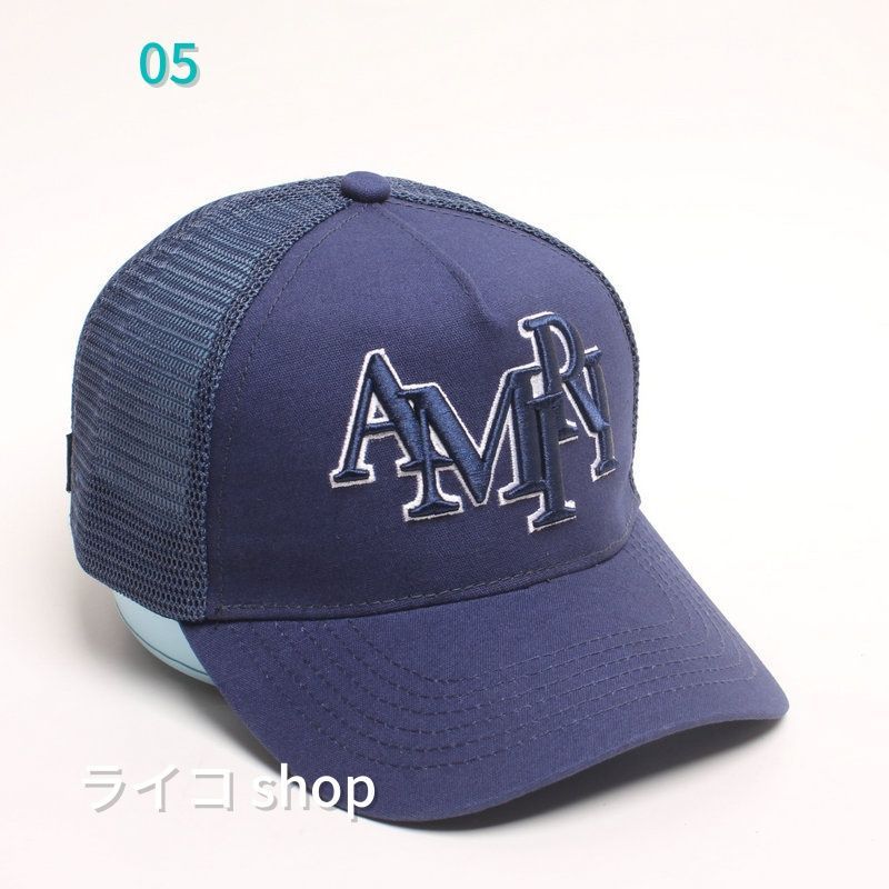 新品 超人気 AMIRI アミリ刺繍 ベースボールキャップ 男女兼用