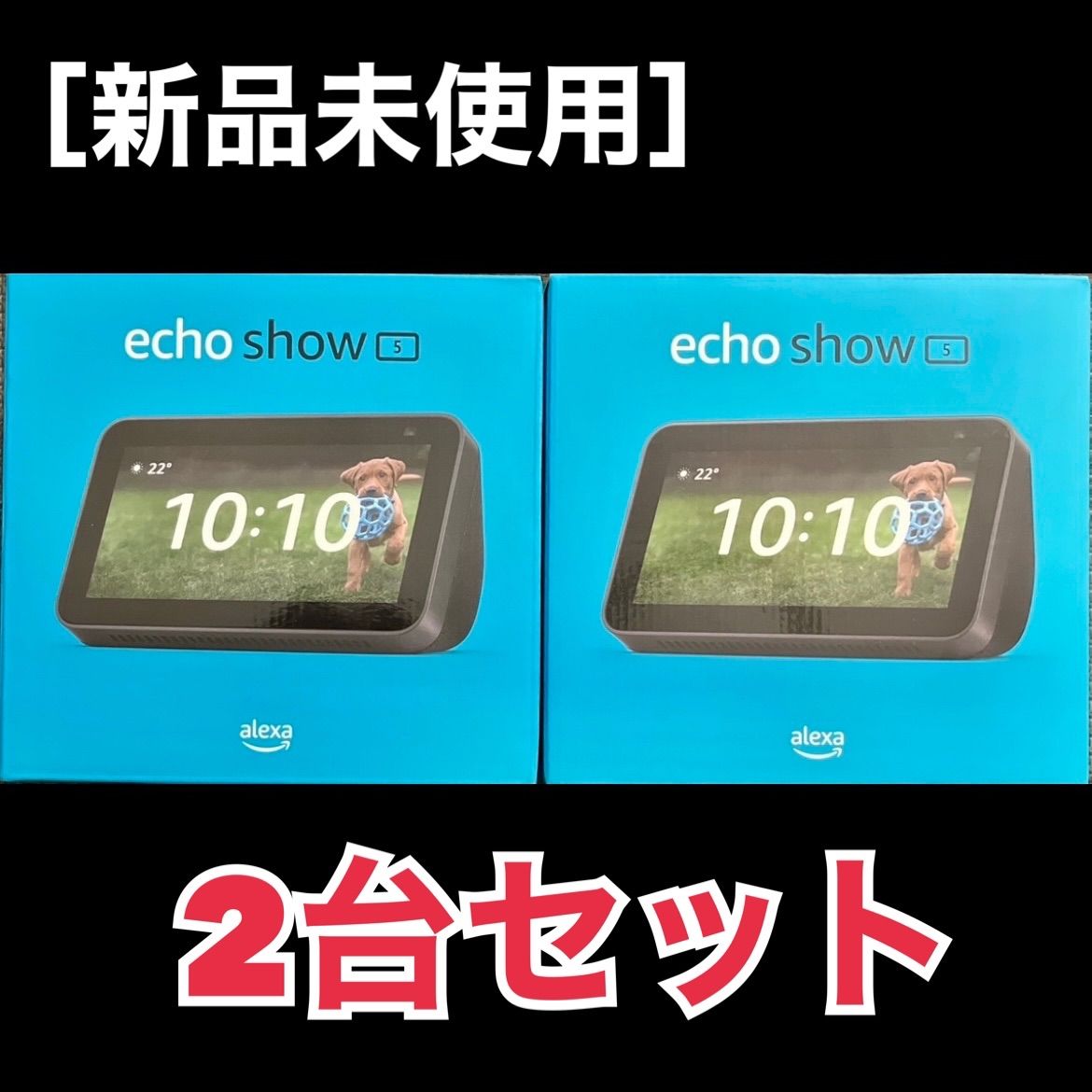 新品2個セット★Echo Show 5 (エコーショー5) 第2世代