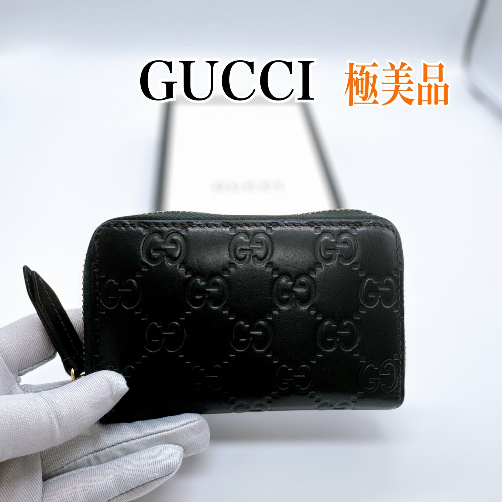 グッチ グッチッシマ レザー コインケース 447939 GUCCI】グッチ グッチシマ 447939 コインケース レディース GG