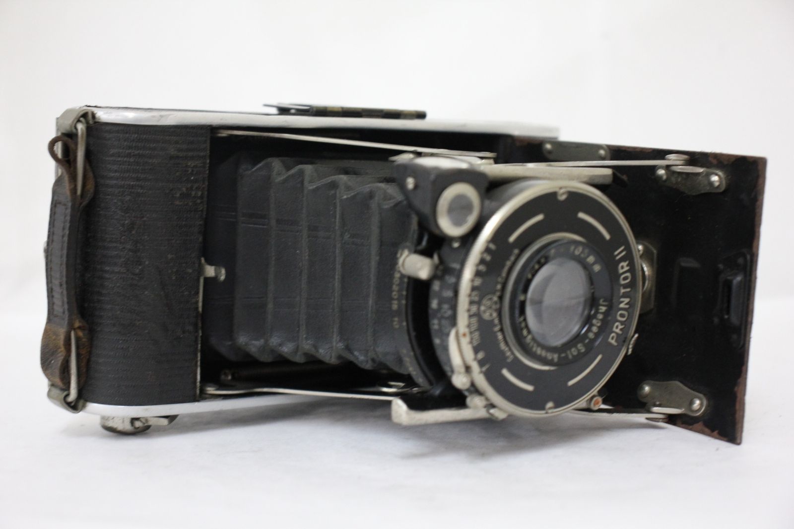 訳あり品 Ihagee Jhagee-Sol-Anastigmat E 105mm F4.5 蛇腹カメラ e2662