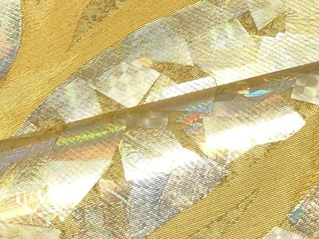平和屋着物○金彩友禅作家 金彩の魔術師 堀省平 金煌織 六通柄