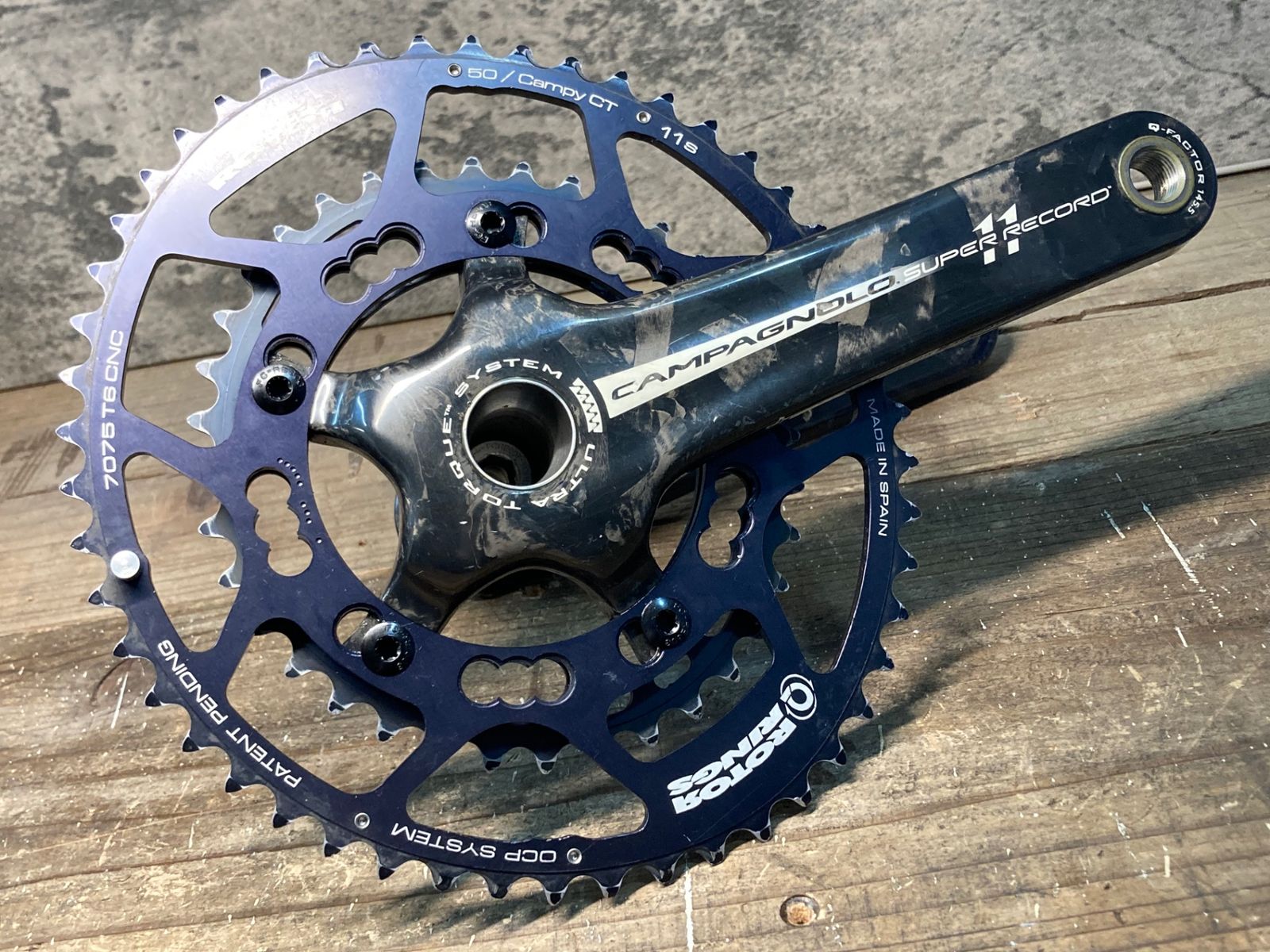 Campagnolo カンパニョーロ スーパーレコード 11s CT 170mm 50 Campagnolo カンパニョーロ スーパーレコード 11s CT 170mm 50