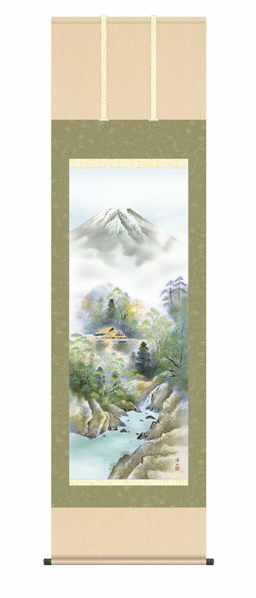 富士山の和風掛軸 富士山の和風掛軸