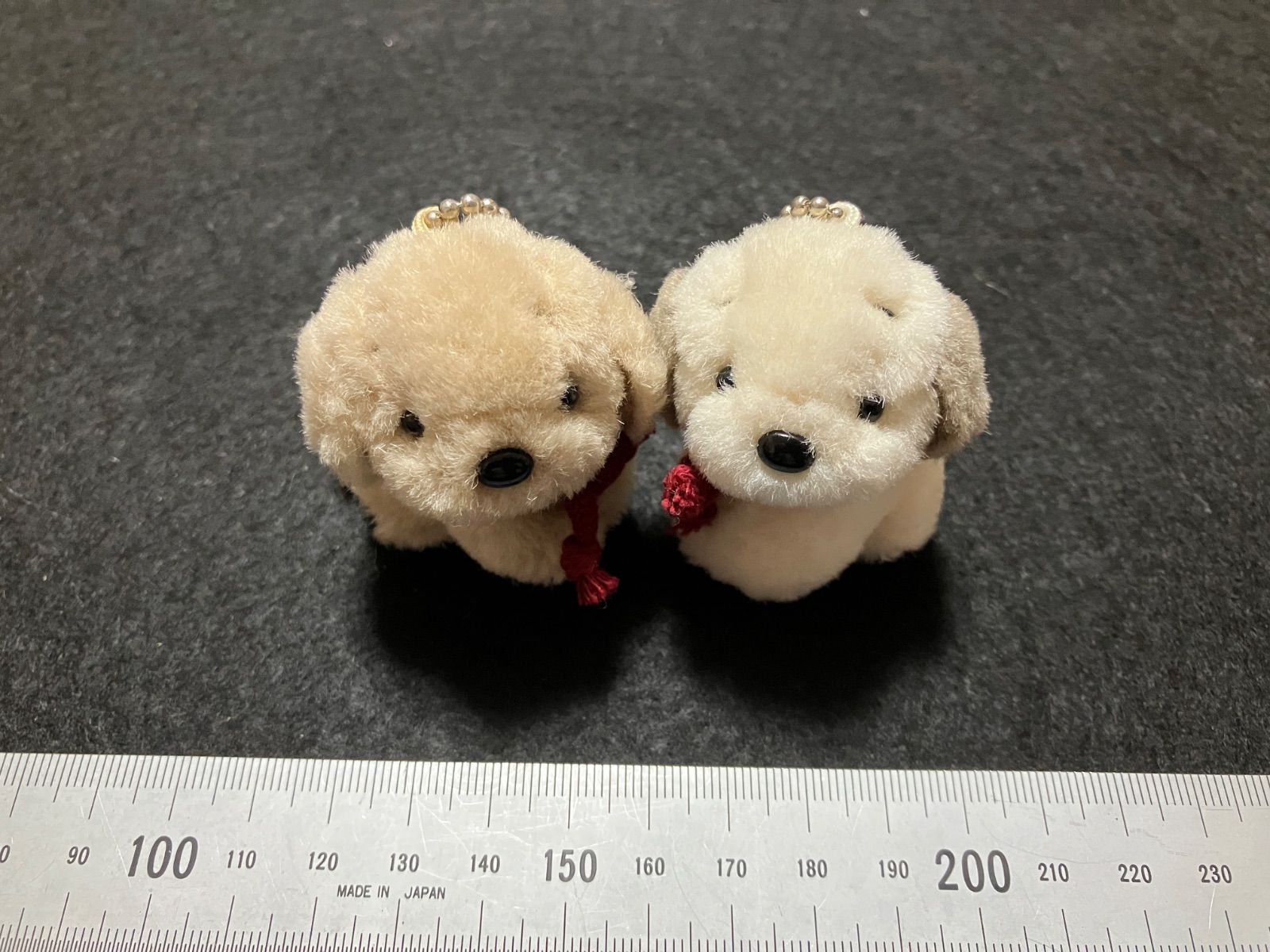 レトロ／うめ吉 小さなうめ吉2個セット ボールチェーン付き 美品