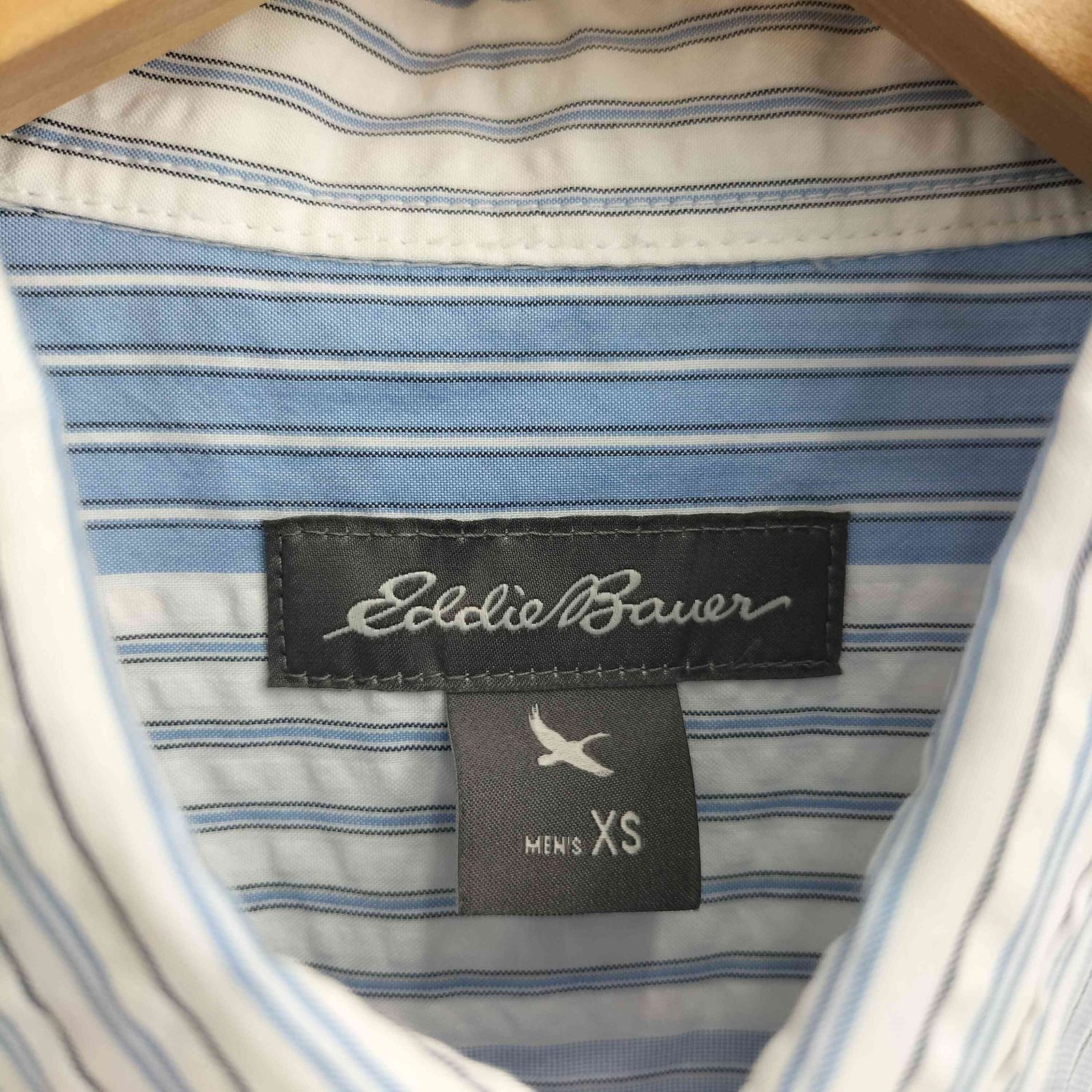エディーバウアー Eddie Bauer シアサッカー ストライプ ボタン