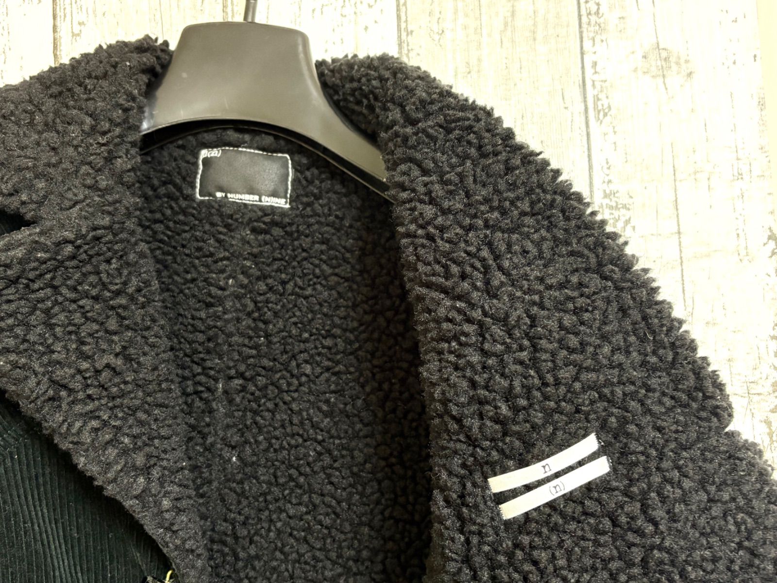 ナンバーナイン ボア ランチコート コーデュロイ ボア ジャケット