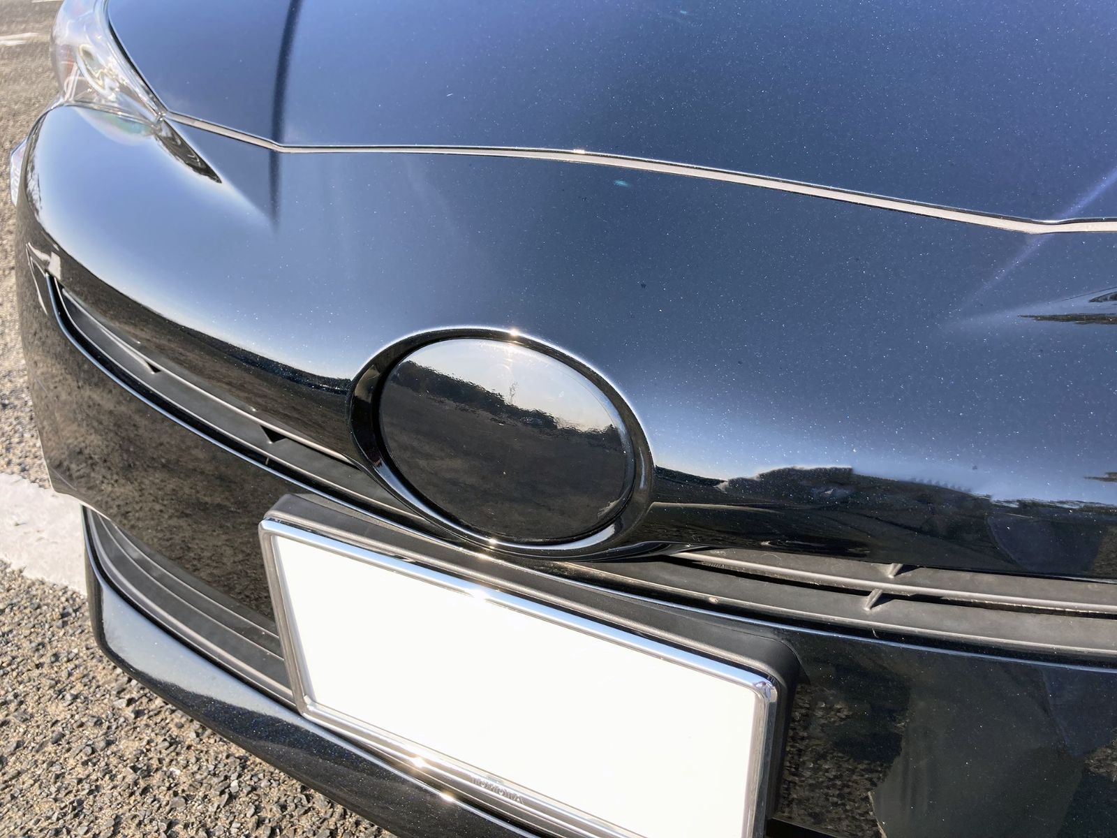 Tint+カット済エンブレム スモークフィルム 50 前期 プリウス