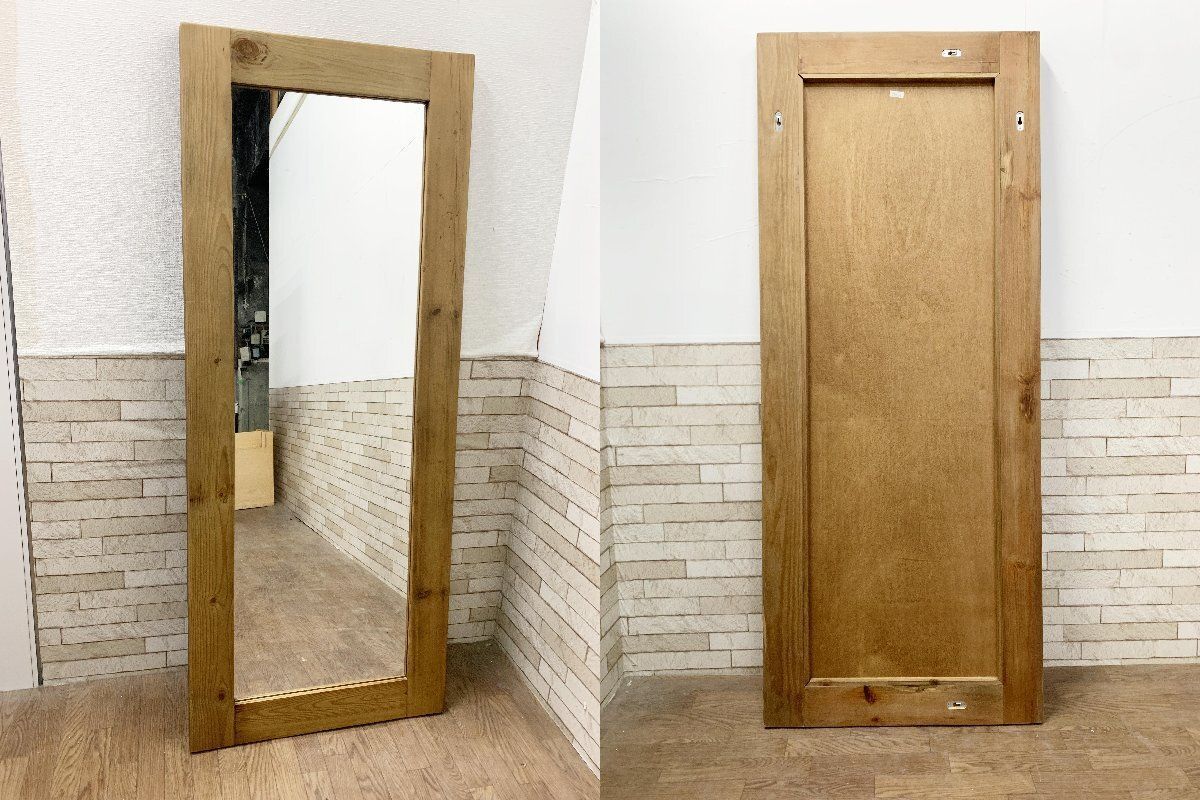 専用出品　なかみ様　アンティーク カントリー調 ミラー 壁掛け鏡 全身鏡 姿見 アンティーク カントリー調 ミラー 壁掛け鏡 全身鏡 姿見 インテリア