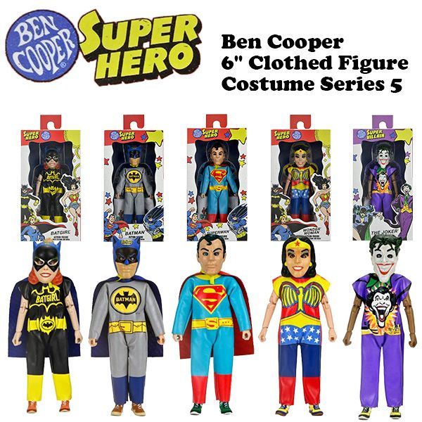 DC Comics x Ben Cooper Costume Kids Collection アクションフィギュア Series 5 5種セット【NECA】