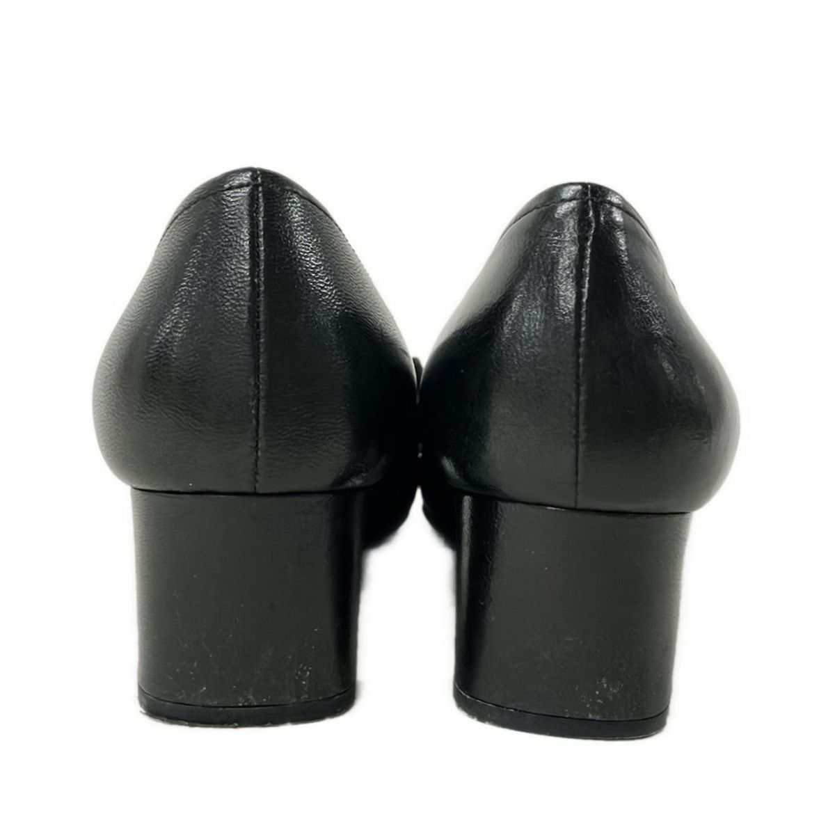 PRADA(プラダ) パンプス 37 レディース - 黒 リボン レザー