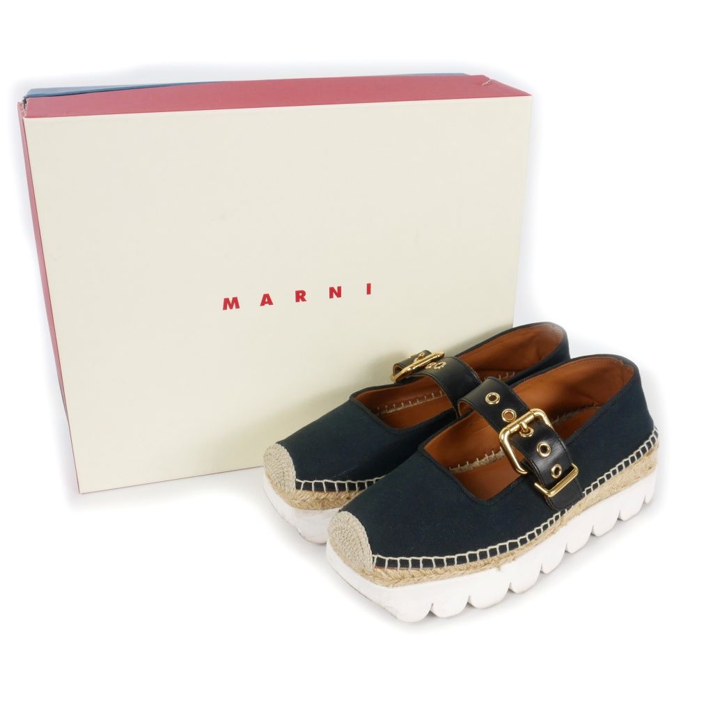 マルニ MARNI 23SS MARY JANE SHOE エスパドリーユ メリージェーン