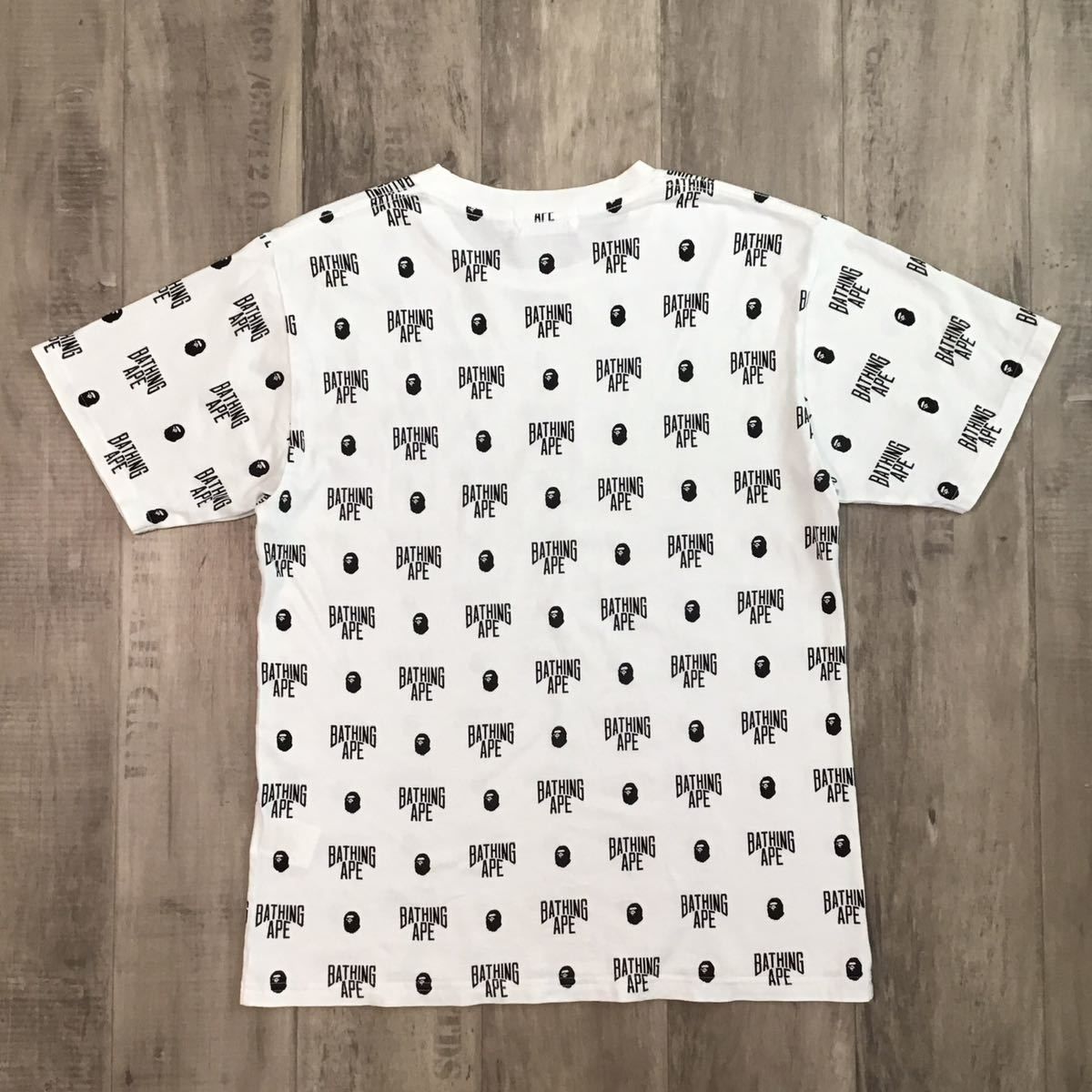BAPE monogram LOGO Tシャツ Mサイズ a bathing ape モノグラム