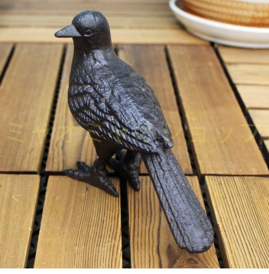 鉄器 小鳥 庭リビングテレビ棚 ワイン棚 玄関 本棚 装飾品 工芸