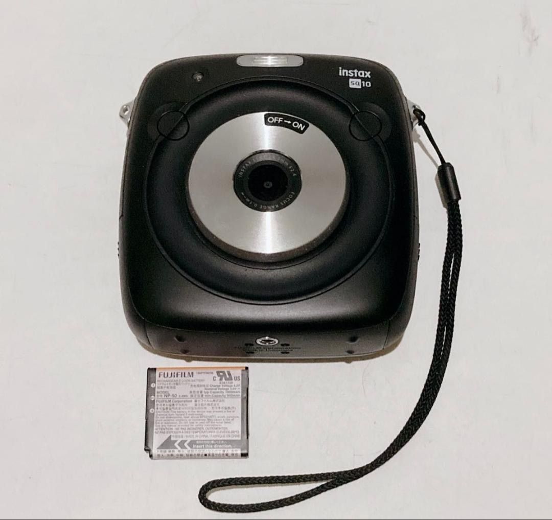 FUJIFILM instax square SQ10 ブラック チェキ インスタントカメラ 富士フィルム