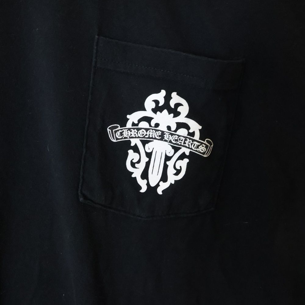 入手困難◆送料込【Chrome Hearts】Tire Tracks ロング Tシャツ CHROME HEARTS (クロムハーツ) DAGGER TIRE TRACK L/S TEE