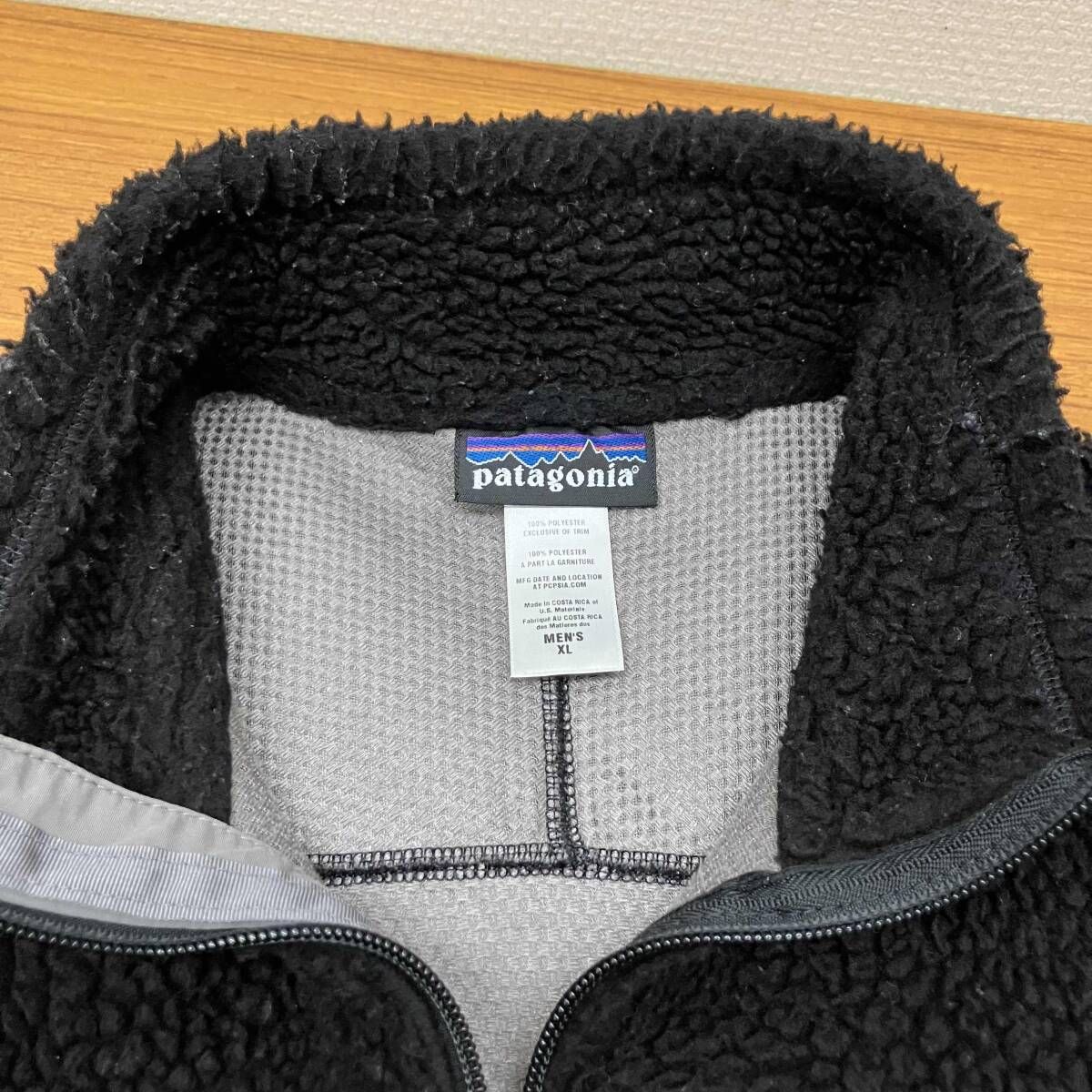 Patagonia CLASSIC RETRO-X VEST 黒×グレー 23047FA12 アウター ベスト 