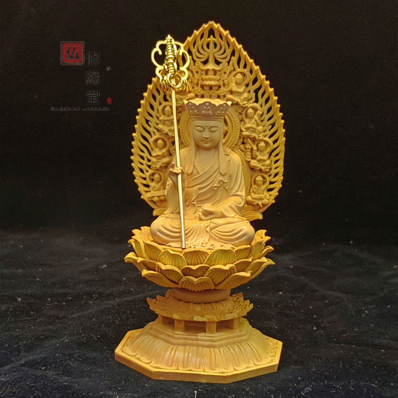 テラコッタ素材/ブッダ】像彫刻 ブッダ 仏像