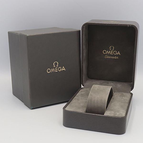 OMEGA 時計 空箱 ブランド 高級 良品 オメガ 空箱 グレー シーマスター