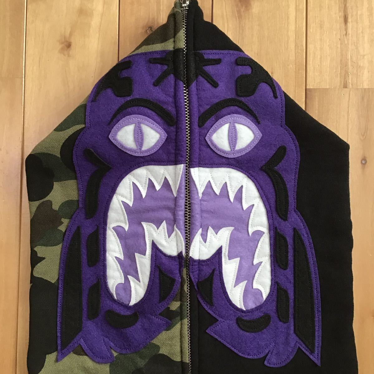 購入 A BATHING APE 迷彩星柄パーカー A BATHING APE アベイシング