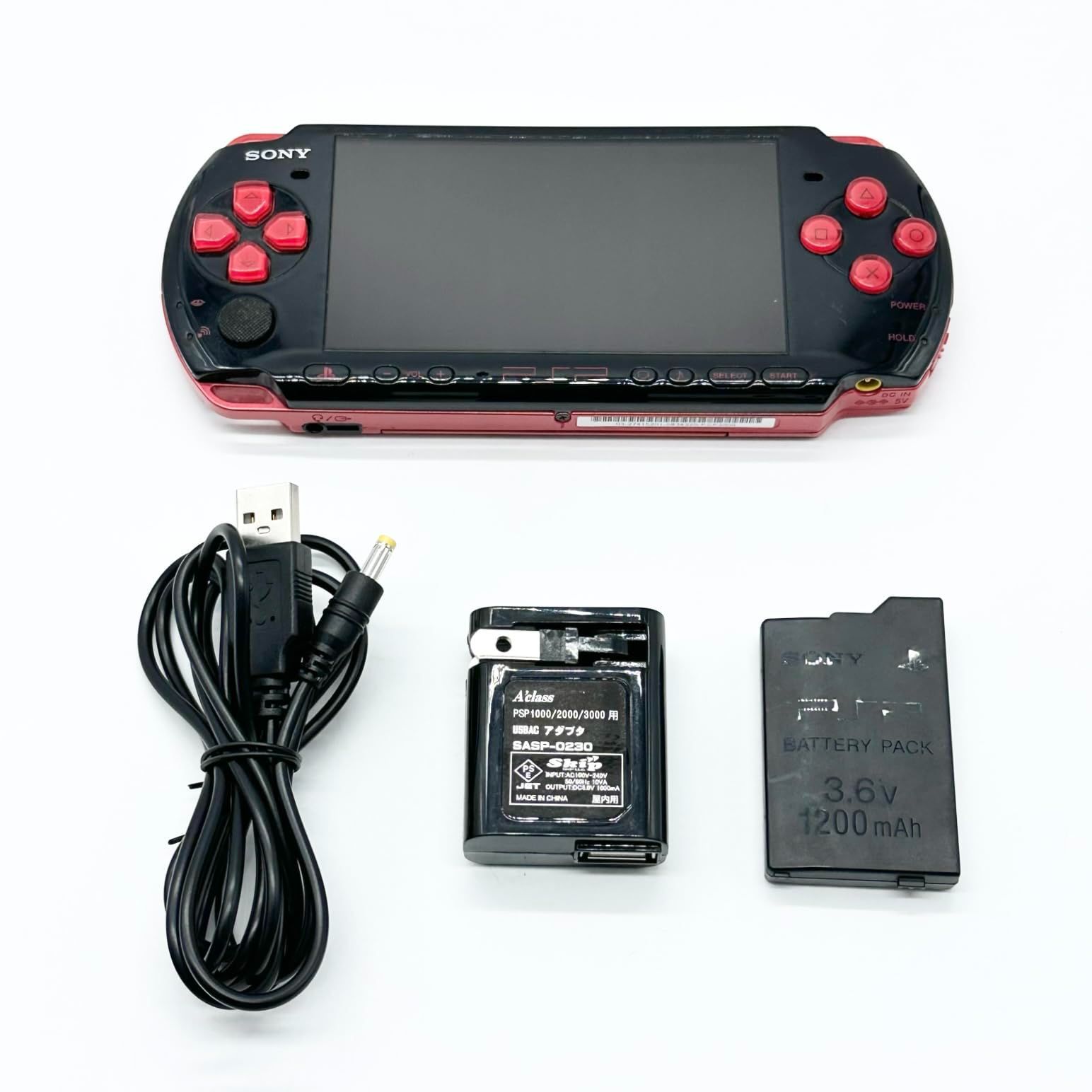 PSP バリューパック ブラック レッド(PSPJ-30017)