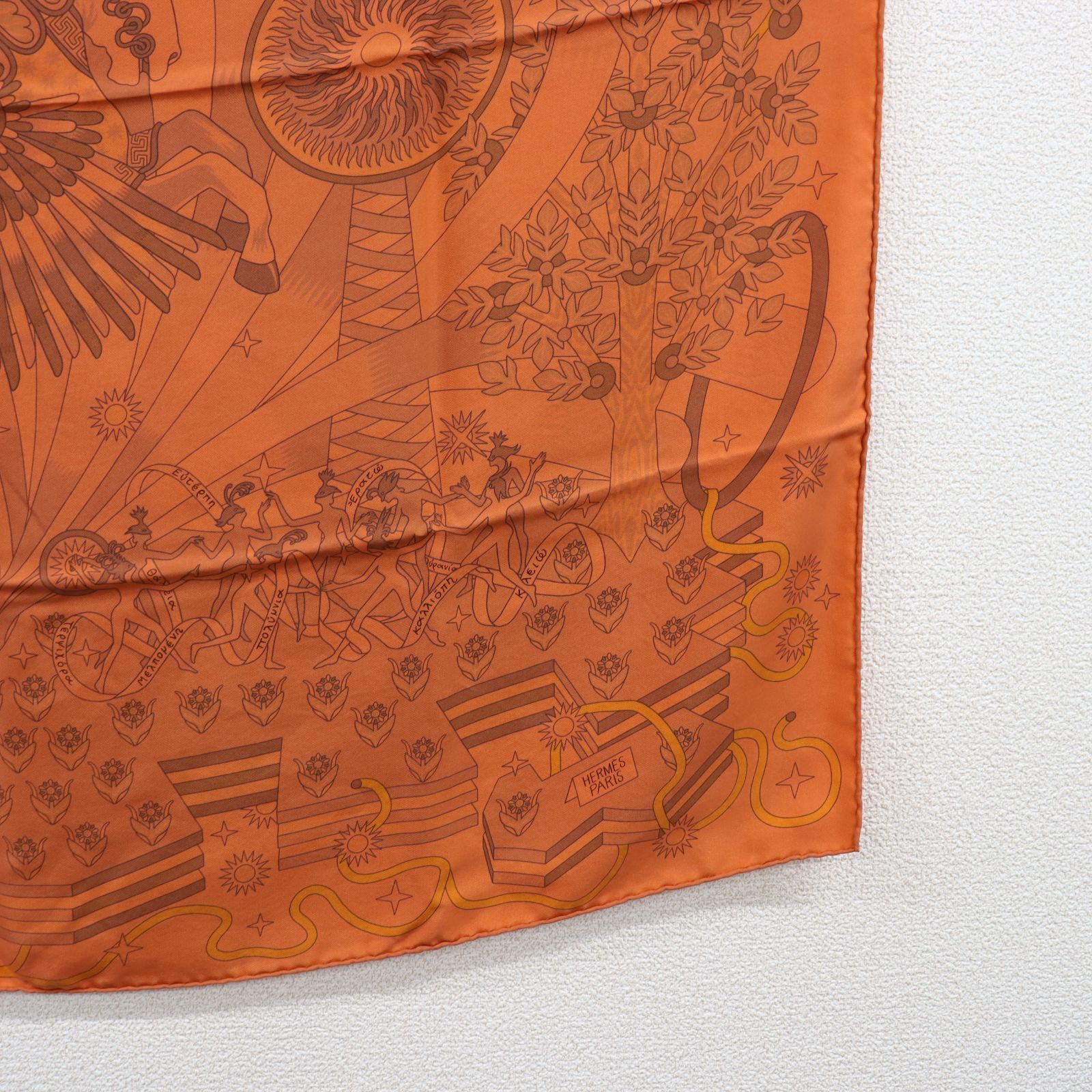 HERMES エルメス カレウォッシュ90 ペガサスの源泉 la souce de pegase  