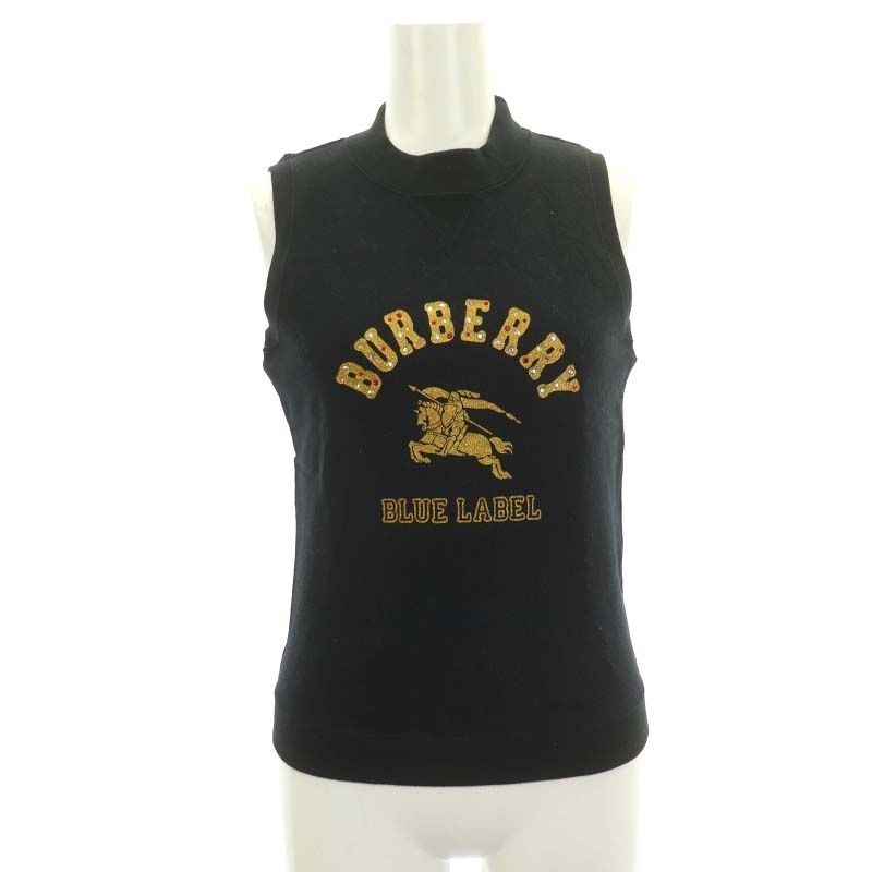 BURBERRY BLUE LABEL ノースリーブカットソー バーバリーブルーレーベル BURBERRY BLUE LABEL ニット