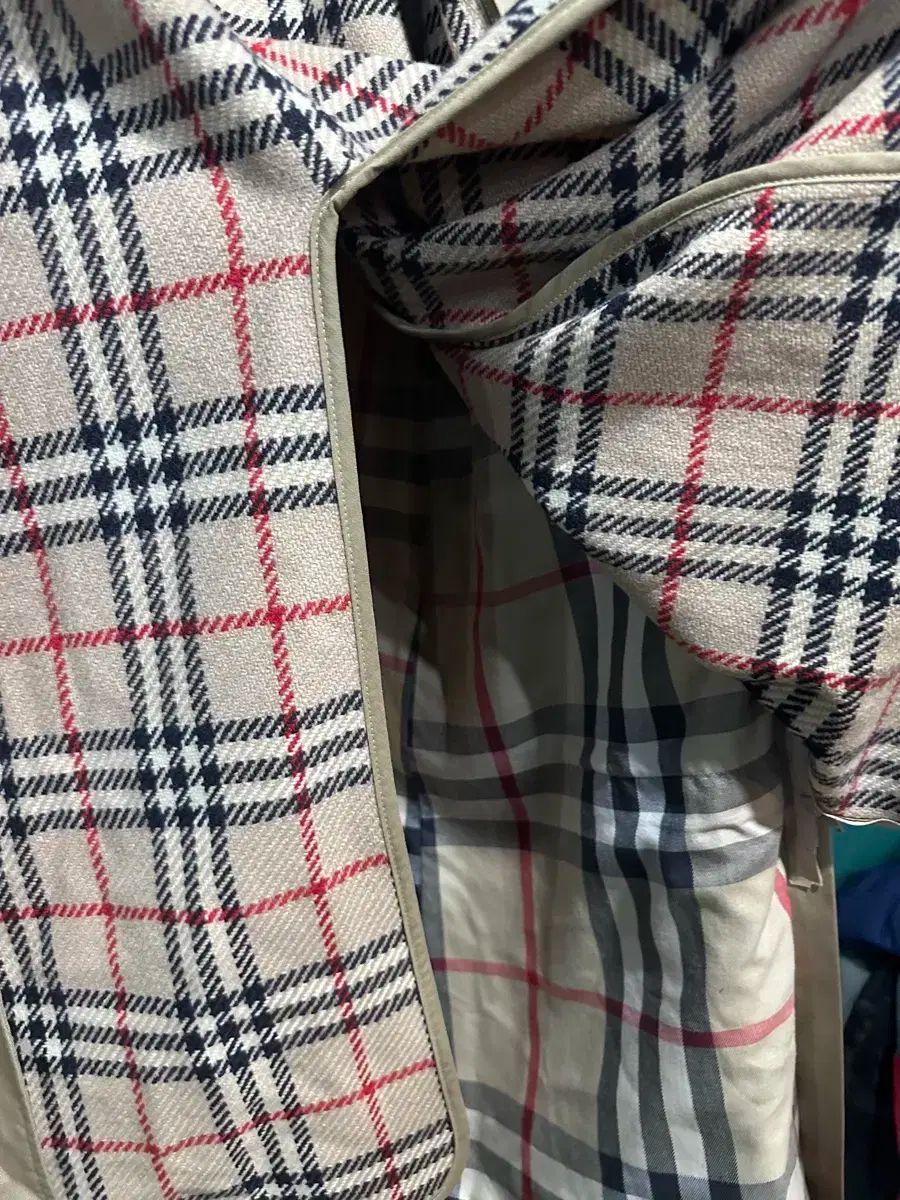 バーバリーロンドン　裏地ノバチェック　カシミヤ混　ウール　ロング　ダッフルコート バーバリーロンドン 裏地ノバチェック カシミヤ混 ウール ロング
