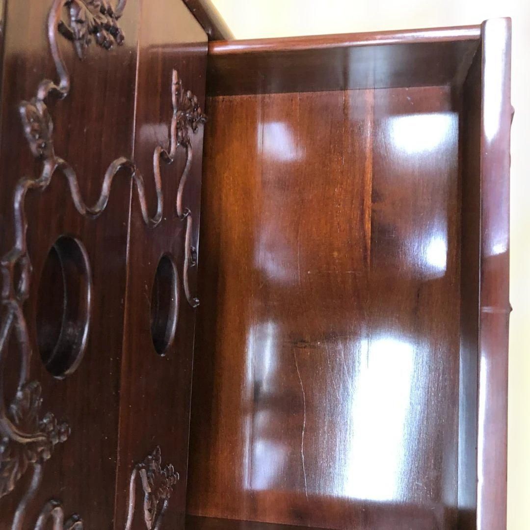 ぶどう木製五段チェスト 小引き出し