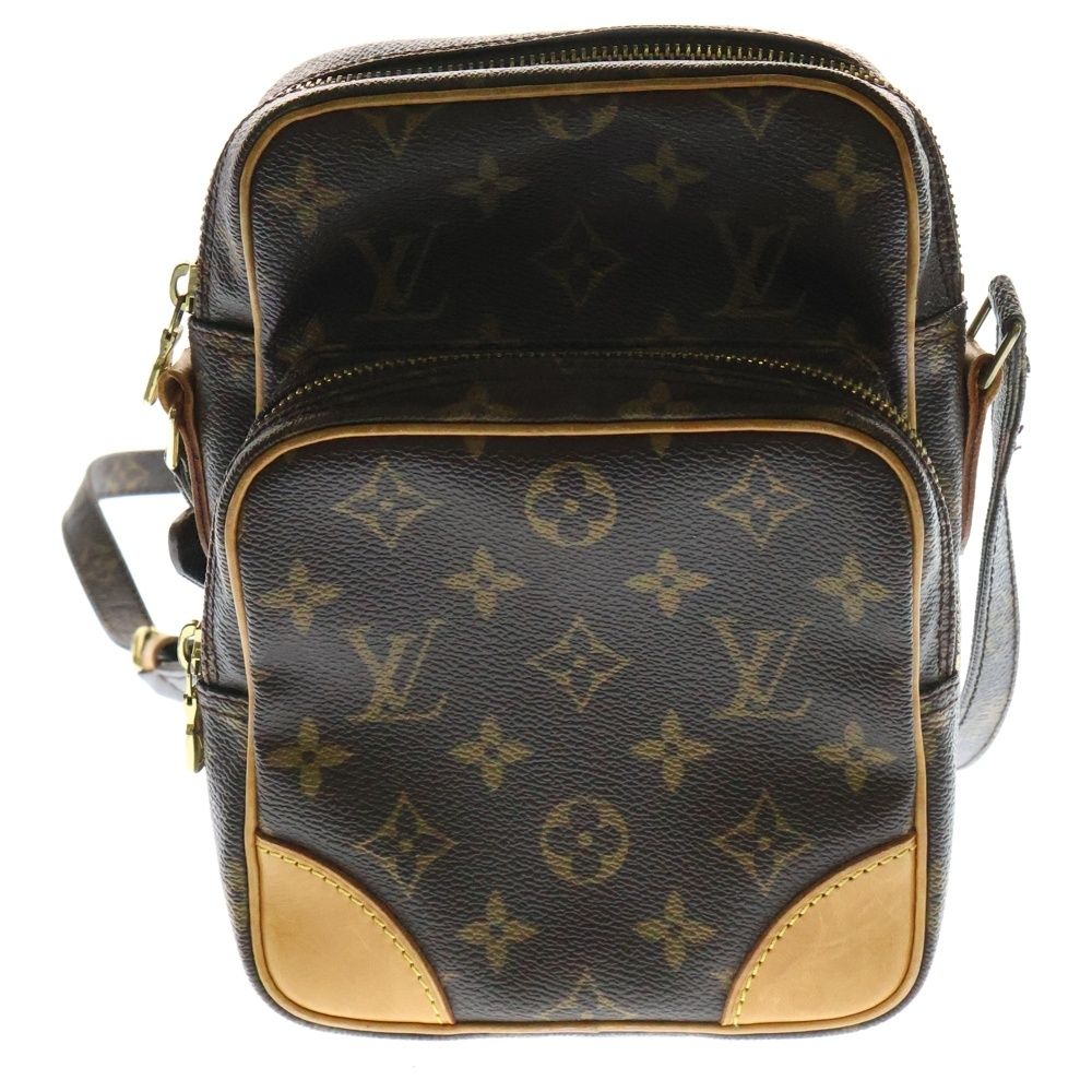 ルイヴィトン モノグラム アマゾン ショルダー 斜め掛け ブラウン ゴールド金具 LOUIS VUITTON - ルイヴィトン モノグラム アマゾン ショルダー
