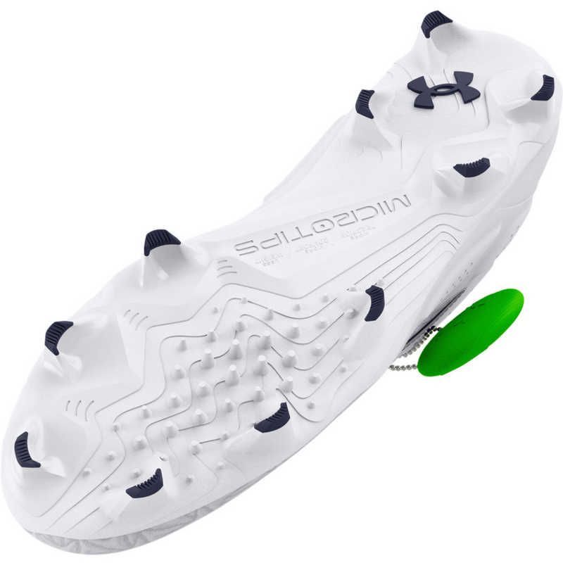  アンダーアーマー ベースボールシューズ UAヤード マイクロティップス TPU 3.0 メンズ 26.5 cm 幅 D White×Midnight Navy×Midnight Navy 3027449 その他 野球