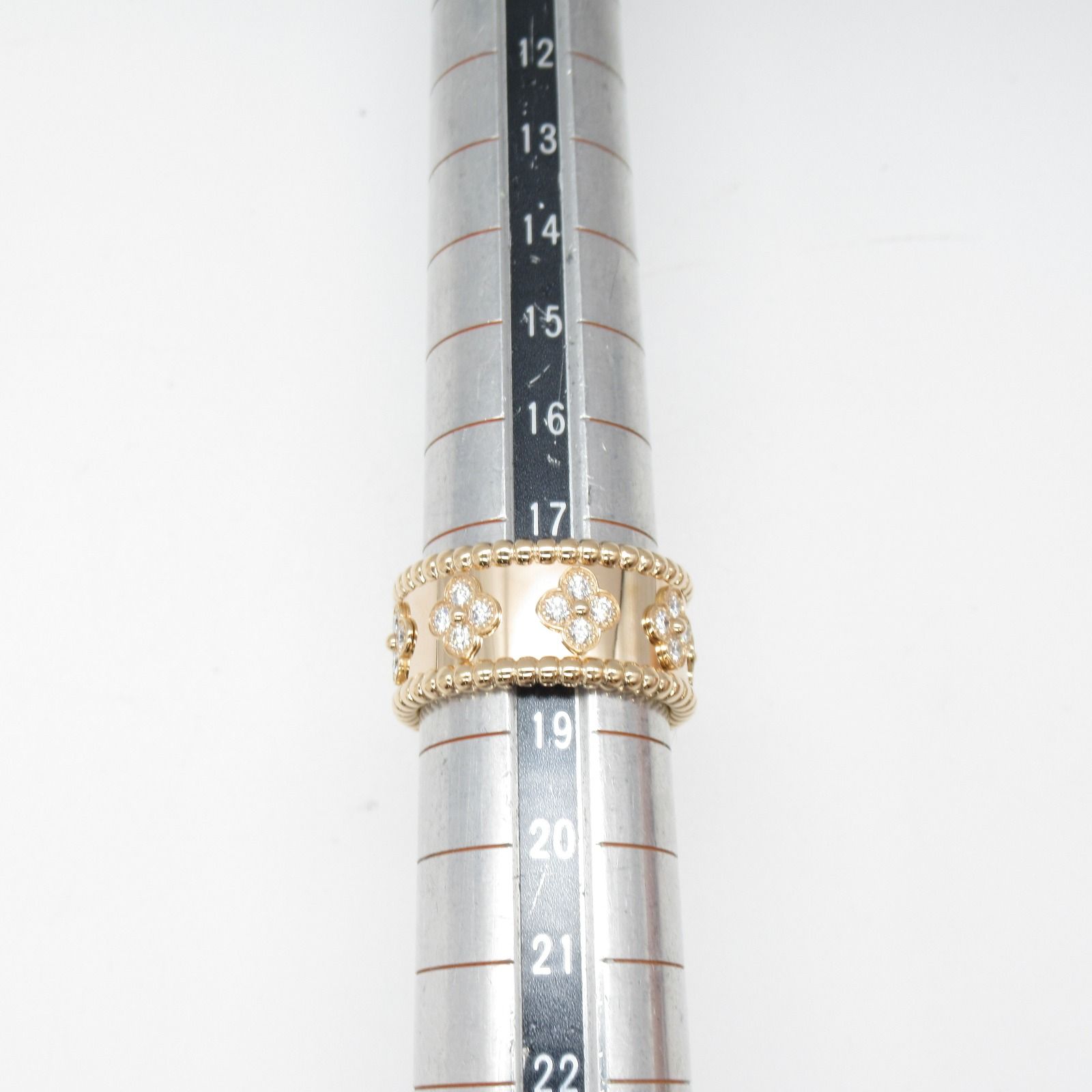 ヴァンクリーフアペル　K18リング Van Cleef & Arpels ペルレ リング 49 Van Cleef ＆ Arpels ヴァン