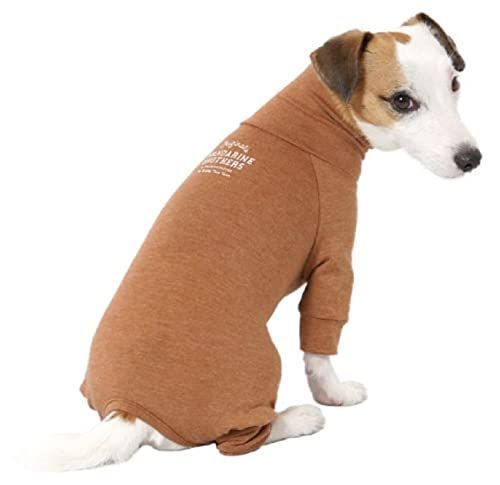 MANDARINE BROTHERS マンダリンブラザーズ SKIN TIGHT SUIT スキンタイトスーツ 犬用インナーウェア (4L， BROWN)