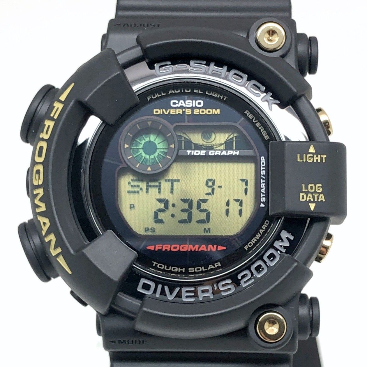 G-SHOCK ジーショック GF-8235D-1B 35th ANNIVERSARY FROGMAN 35周年記念 フロッグマン タフソーラー  ブラック×ゴールド - メルカリ