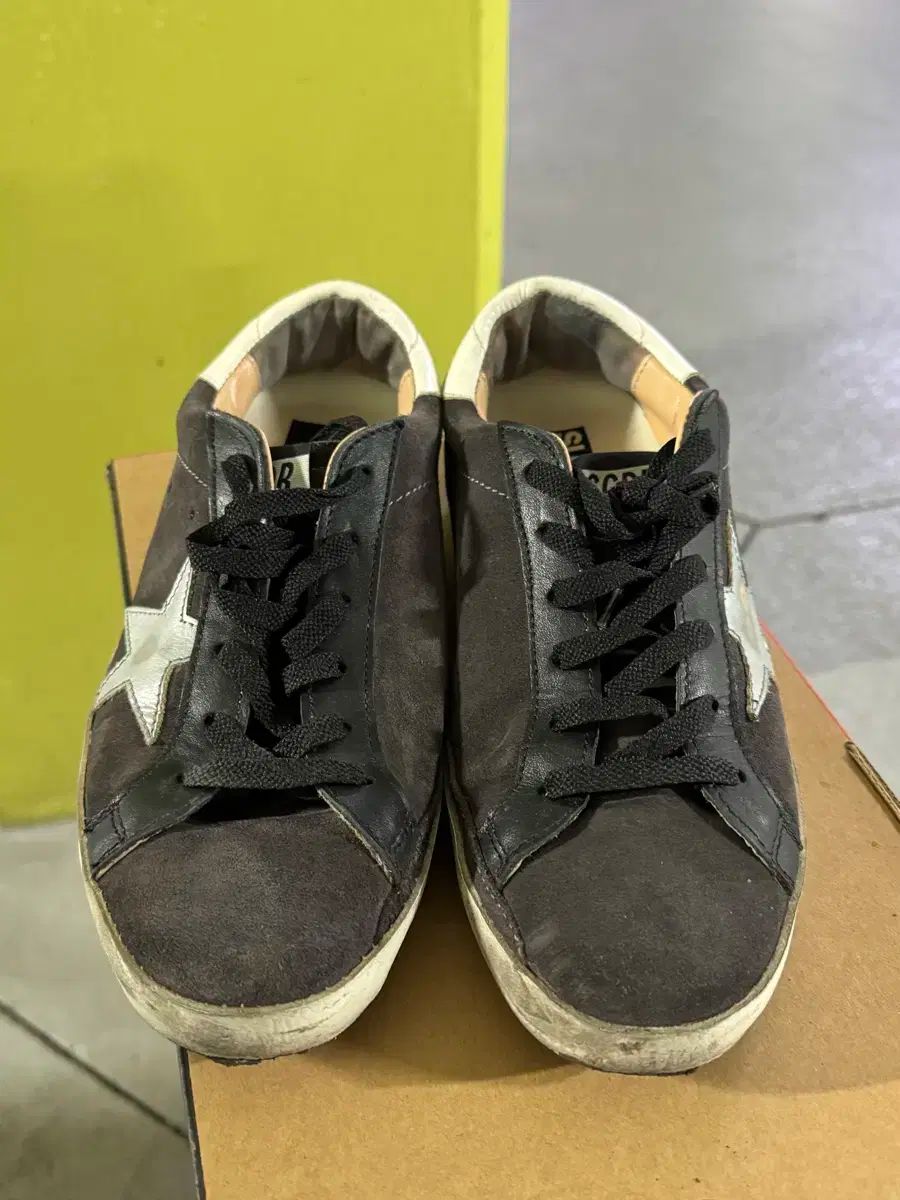 GOLDEN GOOSE ゴールデングース スーパースター スエード シルバータブ 38