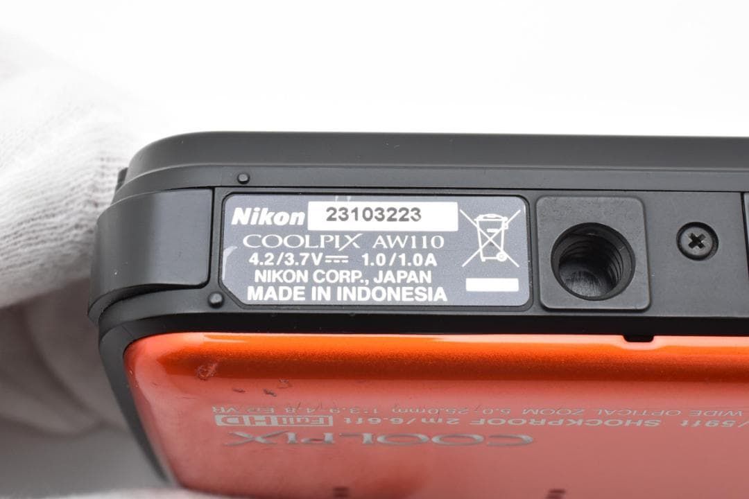 329 Nikon COOLPIX AW110 オレンジ - メルカリ