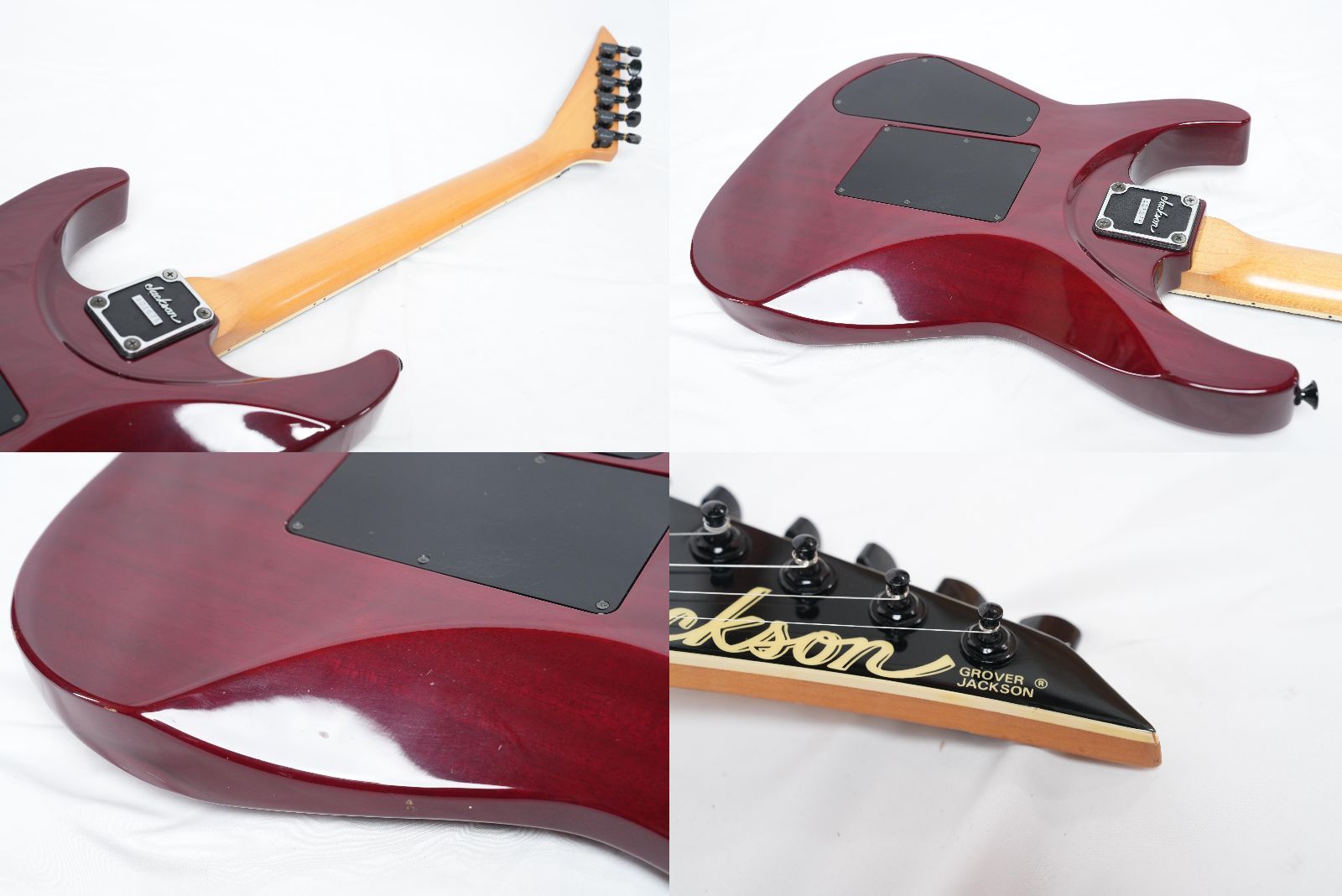 ☆Jackson☆SUPER DINKY STANDARD CHERRY Mahoganyボディ デカロゴ 90