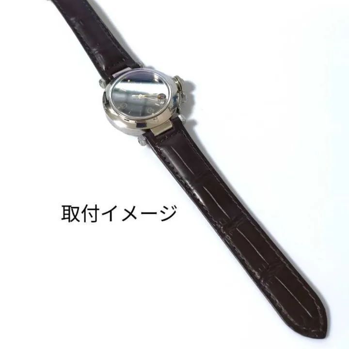 Cartier レザーベルト 腕時計 ブラウン 革 専用ケース付き