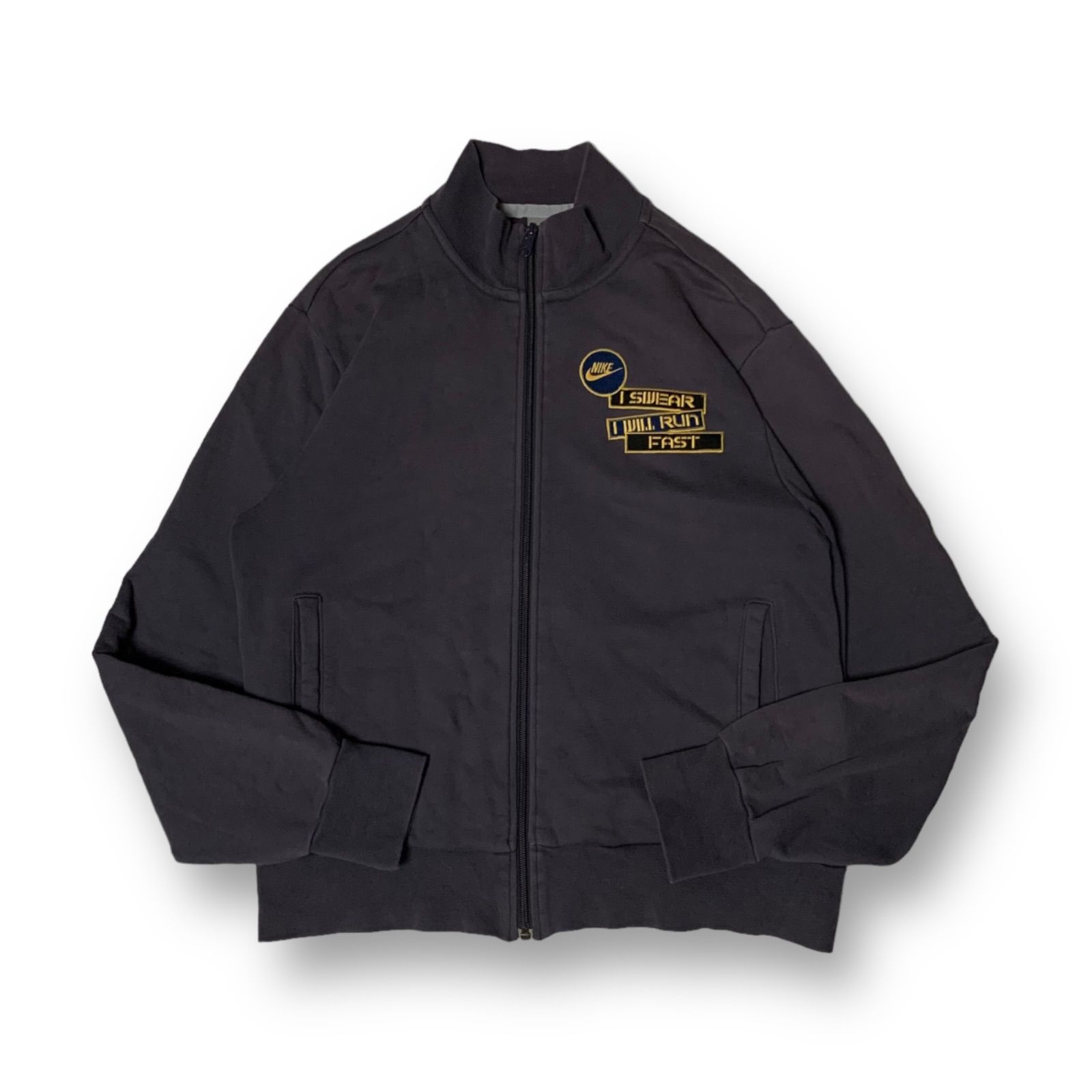 00s NIKE Embroidery Cotton Track Jacket ナイキ コットントラック