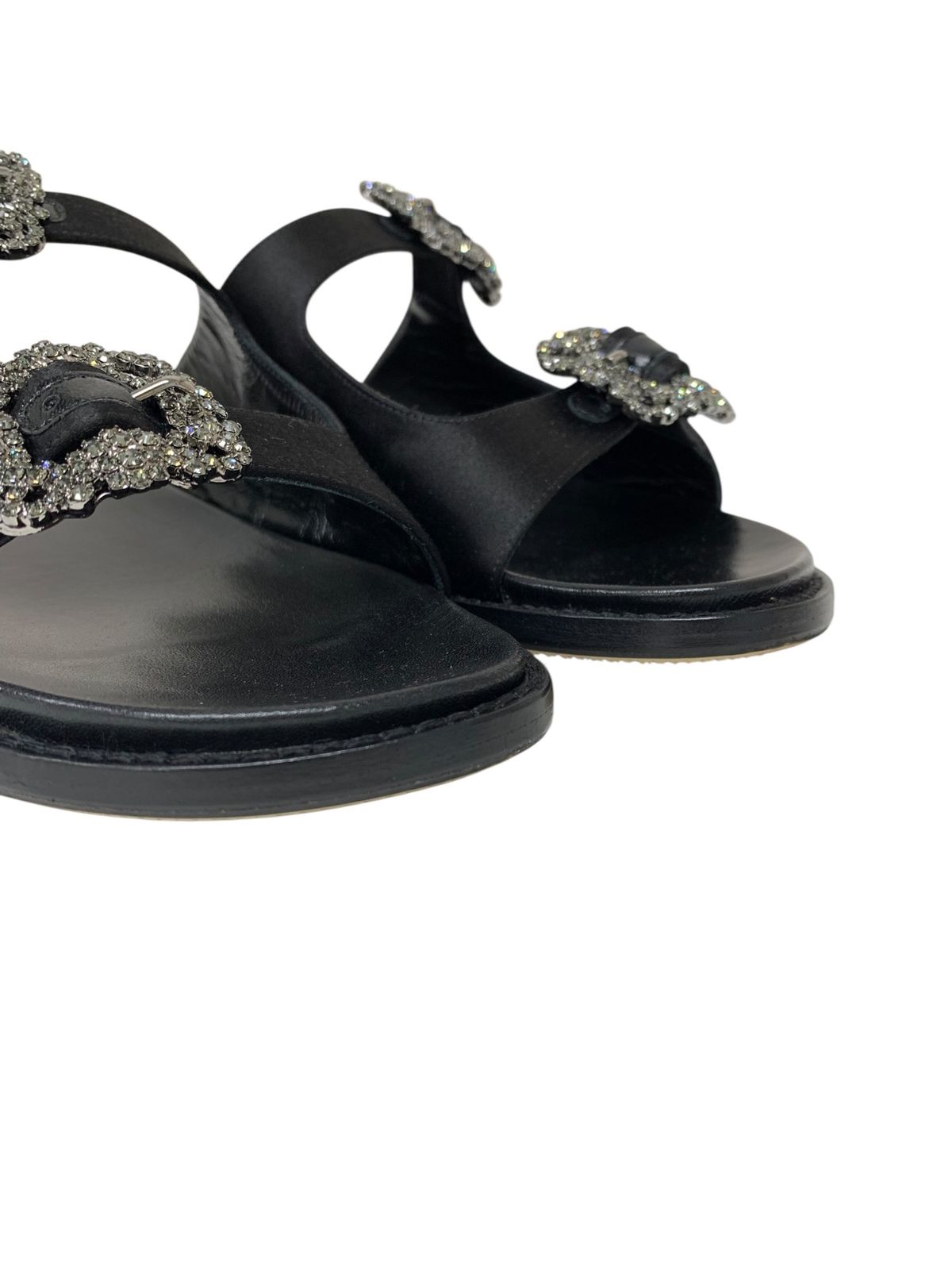 マノロブラニク STURLUSHANGI サンダル 38 ブラック ハンギシ