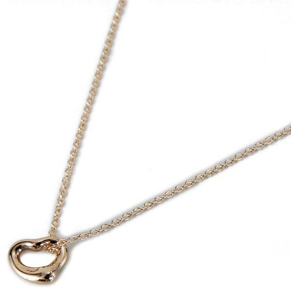 ティファニー TIFFANY ＆ Co. ネックレス 60957436 オープンハート 18金ローズゴールド レディース