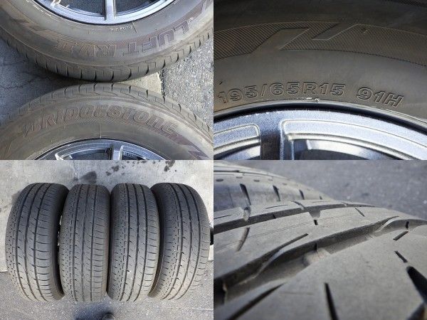 206-516 KINO SPORT アルミホイール＆ラジアルタイヤ 195/65R15 2019年 4本セット - メルカリ