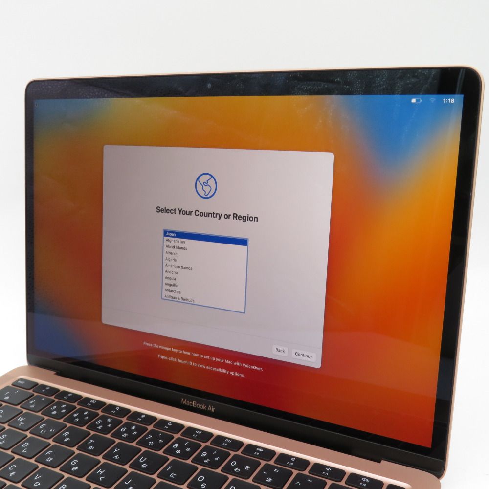 Apple Mac MacBook Air マックブックエアー Retinaディスプレイ